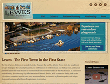 Tablet Screenshot of leweschamber.com